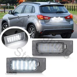 2x For Mitsubishi ASX 2010 2011 2012 2013 2014 2015 2016-2020 LED License Number Plate Light lamp Rear Tag Lamp OEM#8341A132