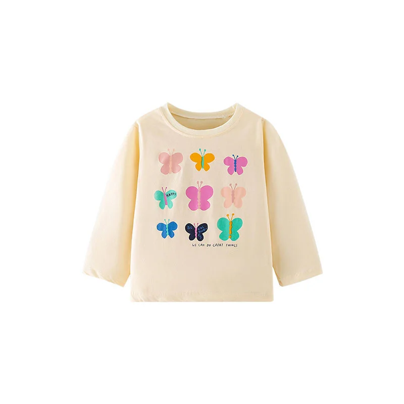 Jumping Meters Girls TShirts Unicorn Long Sleeve Baby Clothes Toddler Animals  Blouses Kids Tees Tops Shirts Costume Baby