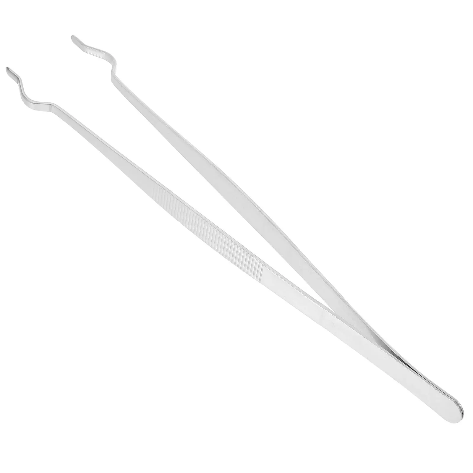 

1Pcs High-Durability Stainless Steel Test Tube Tweezer Lightweight Ergonomic Design for Lab Experiments Teaching Equipment