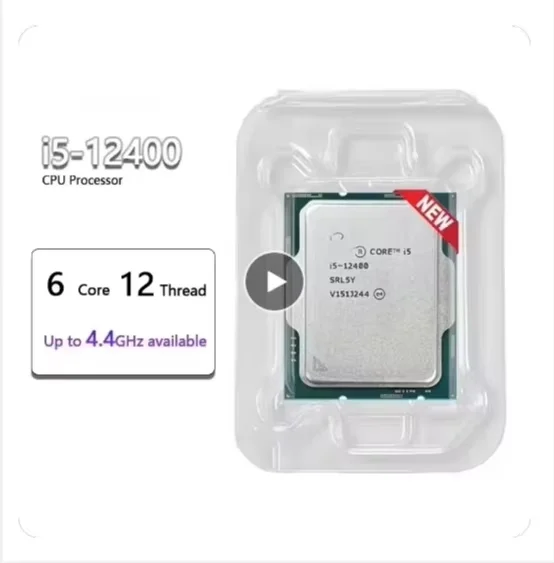 

I5 12400 CPU Computer Processor 6-Core 12 Thread Support Motherboard H610 \ B660 Suitable for Price including tax