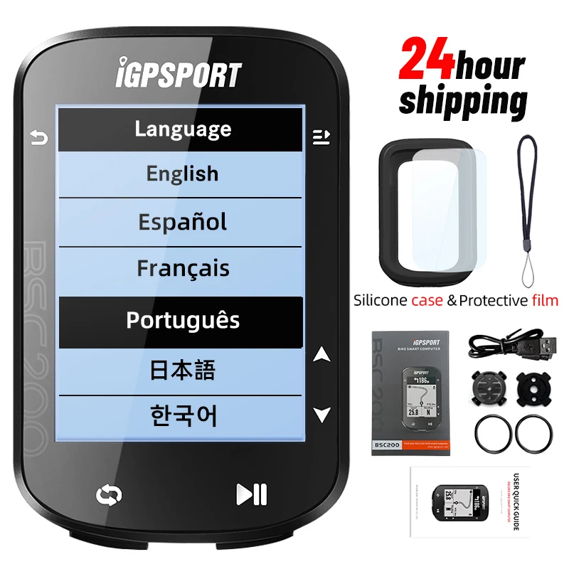 BSC200 iGPSPORT ANT+ GPS Bike Computer Riding Cycling Odometer BSC200 iGPSPORT ANT+ GPS Bike Computer Riding Cycling Odometer