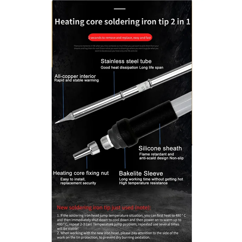 

Беспроводная паяльная станция IALJ-T12-A Plus, паяльник для литиевой батареи макс. 18/20 В для комплекта «сделай сам»