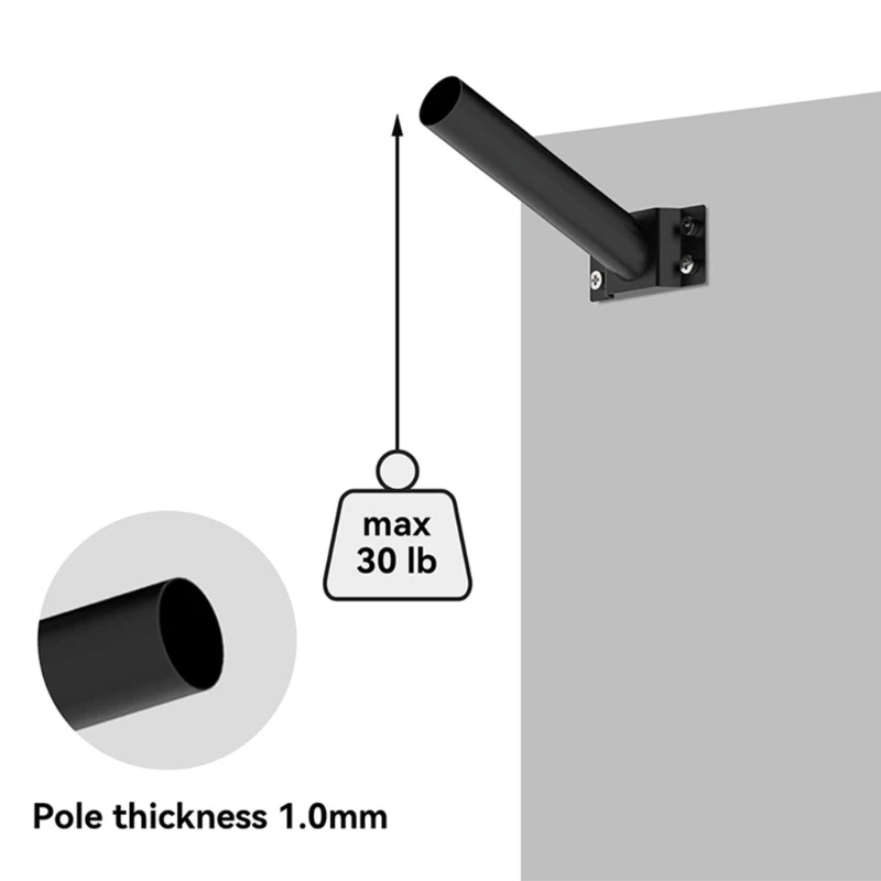 E5BE Durable Fixture Adaptor Corrosion resistant & Wind resistant for Outdoor Lights