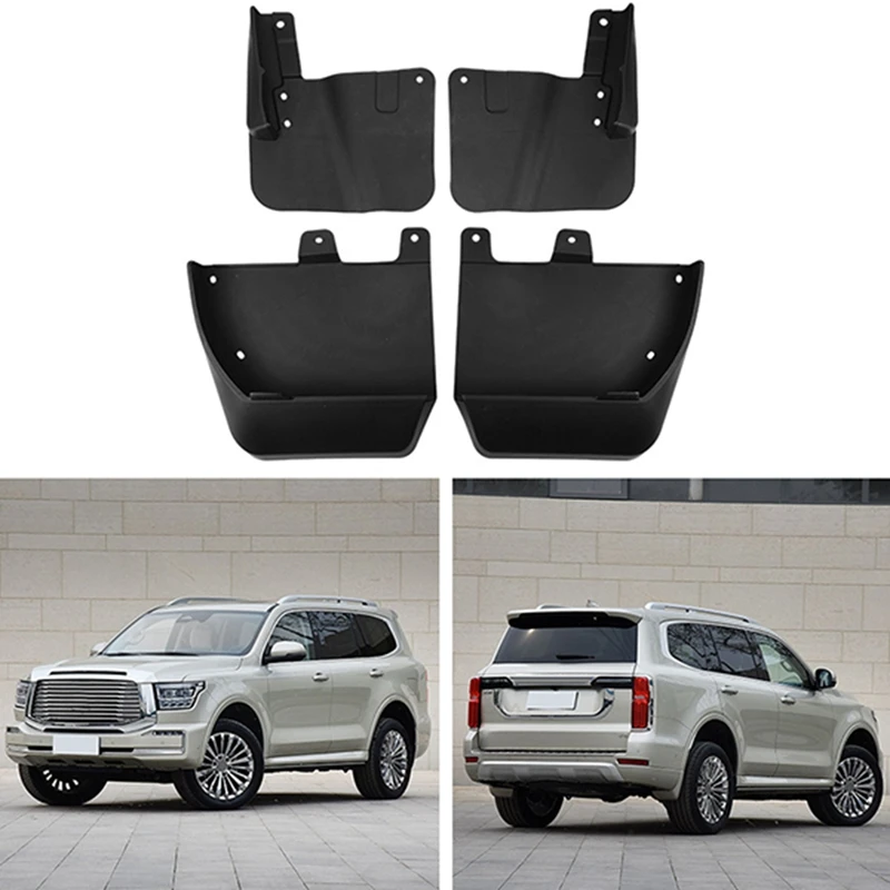 Car Mudguards For Great Wall Motor Tank 500 2022-2024 Front Rear Mud Flaps Guards Splash Fender Car Exterior Accessories