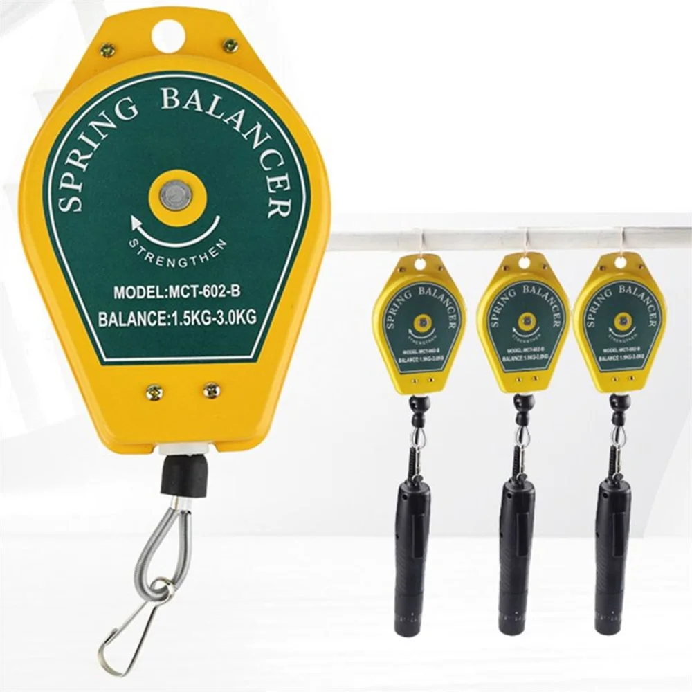 Imagem -04 - Balancer Mola Retrátil Chave de Fenda Hanging Torque Wrench Steel Wire Rope Medição Tool Holder 0.53kg
