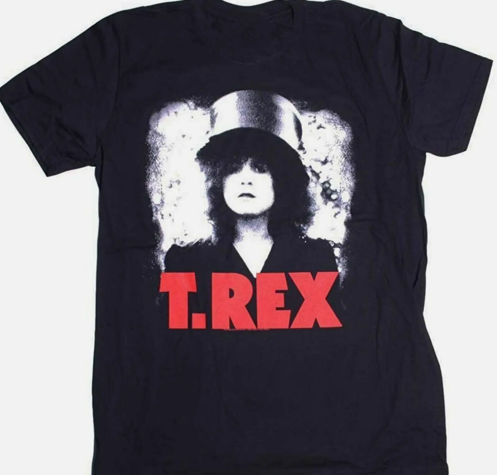 Vintage Marc Bolan T. Rex band Men T-shirt Black Short Sleeve All Sizes