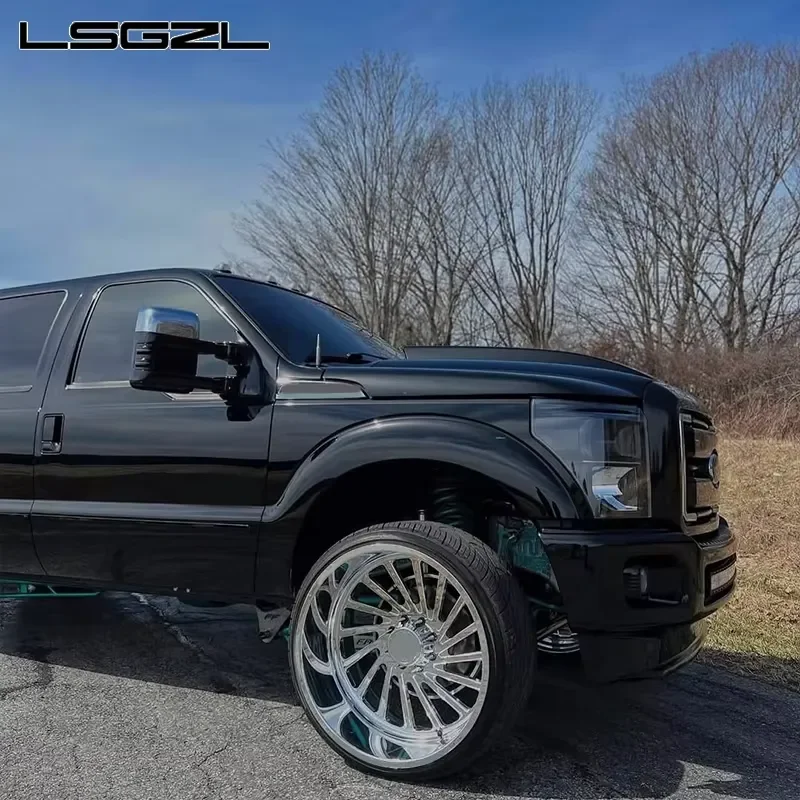 i Lsgzl Deep Dish Forged Truck Wheels 24x14 26x16 8x180 8x165.1 6x139.7 6x5.5 8x6.5 Custom for chevy Silverado 2000 3000 Rims
