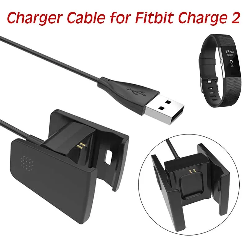 USB Plug Charger For Fitbit Alta Hr Replacement Clip Charging Cable Dock For  Fitbit Alta Hr Smart Watch Chargeing Line