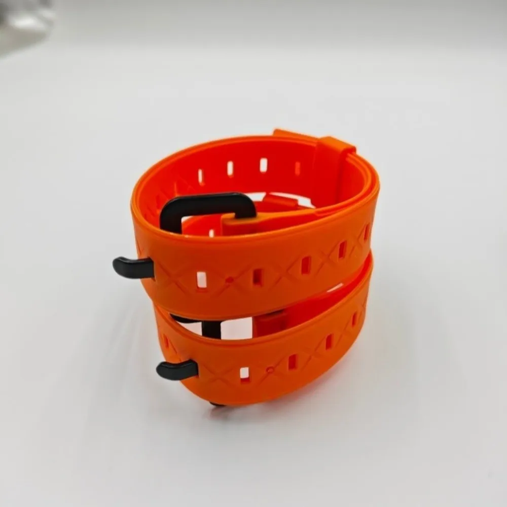 Belt Buckle Rubber Tension Strap Adjustable Reusable Cargo Tie-Down Strap 35/45/55cm Silicone Luggage Bundling Strap