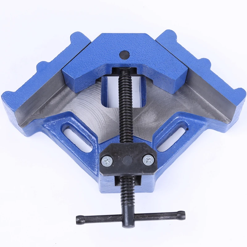 Heavy Duty Welding Gun Clamp 4/4.5 Inch Welding Machine Angle Clamp 90 Degree Cast Iron Welding Angle Clamp Joint Hand Tool