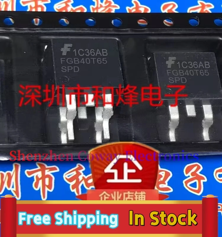 

10PCS-30PCS FGB40T65SPD TO-263 MOS 80A/650V In Stock Fast Shipping