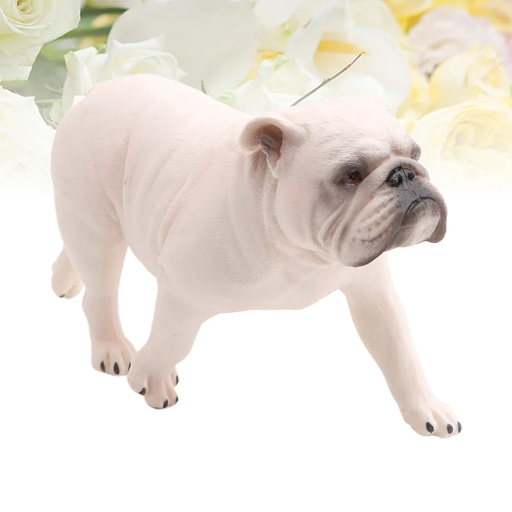 

Solid Animal Pvc Simulation Dog Ornament Desktop Home Office Car Decor Realistic Detail Handicraft Resin Statue For Collection