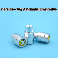 Aluminum One-way Stern Automatic Drain Valve Water Outlet Nozzle for Gas Nitro Methanol/Gasoline/Brushless Electric Boat