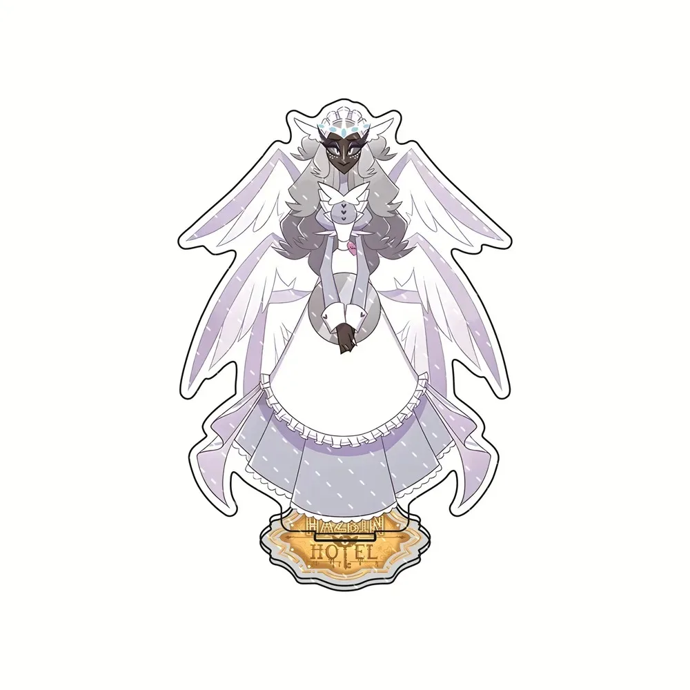 For Hazbin Hotel Velvet Vox Charlie Morningstar Sir Pentious Niffty 10cm Acrylic Stand Anime Desktop Ornament Festival Gift