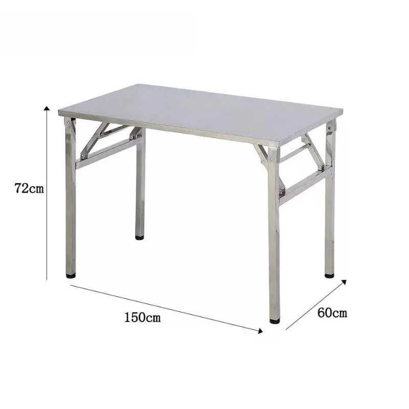 Stainless Steel Camp Table Equipment Dining Patio Barbecue Foldable Table Modern Desk Table Pliante Mesas Balcony Furniture