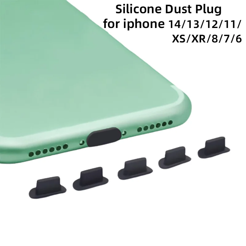 

Silicone Dust Plug for Iphone 14,13,12,11,XS Max,XR,X,8,7,6 Dustproof Rubber Plug For Iphone 13 Pro Max Iphone Net Sticker Mesh