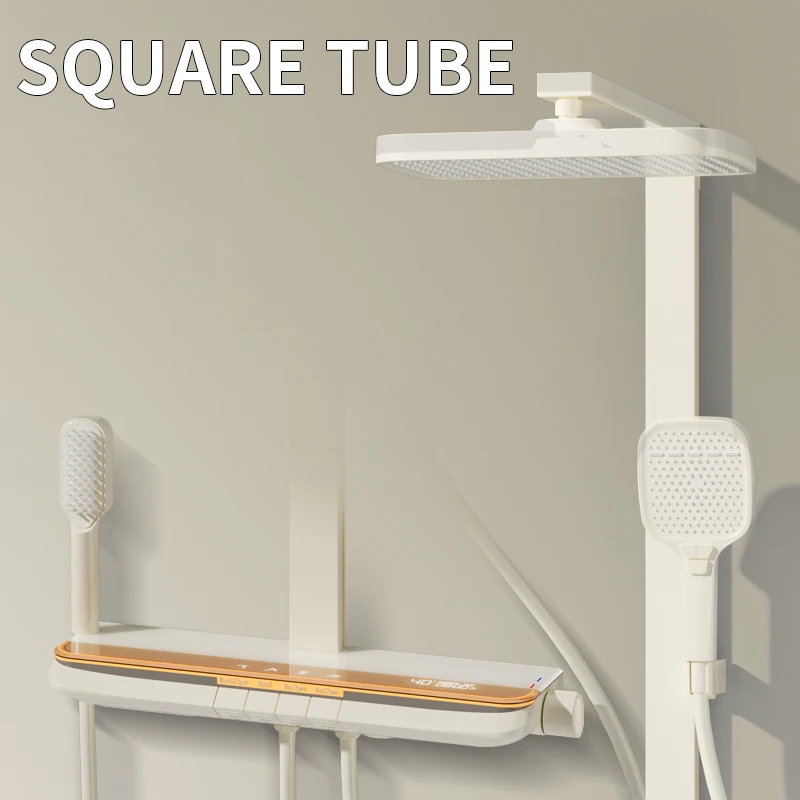 ชุดฝักบัวอาบน้ำ, ฝักบัวอาบน้ำในครัวเรือน, หัวฝักบัวอาบน้ำอุณหภูมิคงที่แบบดิจิตอลสำหรับห้องน้ำ