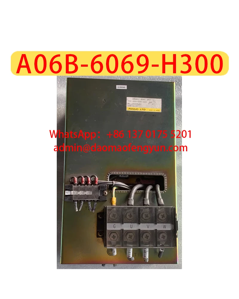 

A06B-6069-H300 Used Drive Module，A06B 6069- H300，Fast shipping，The shipment will be arranged after passing the test