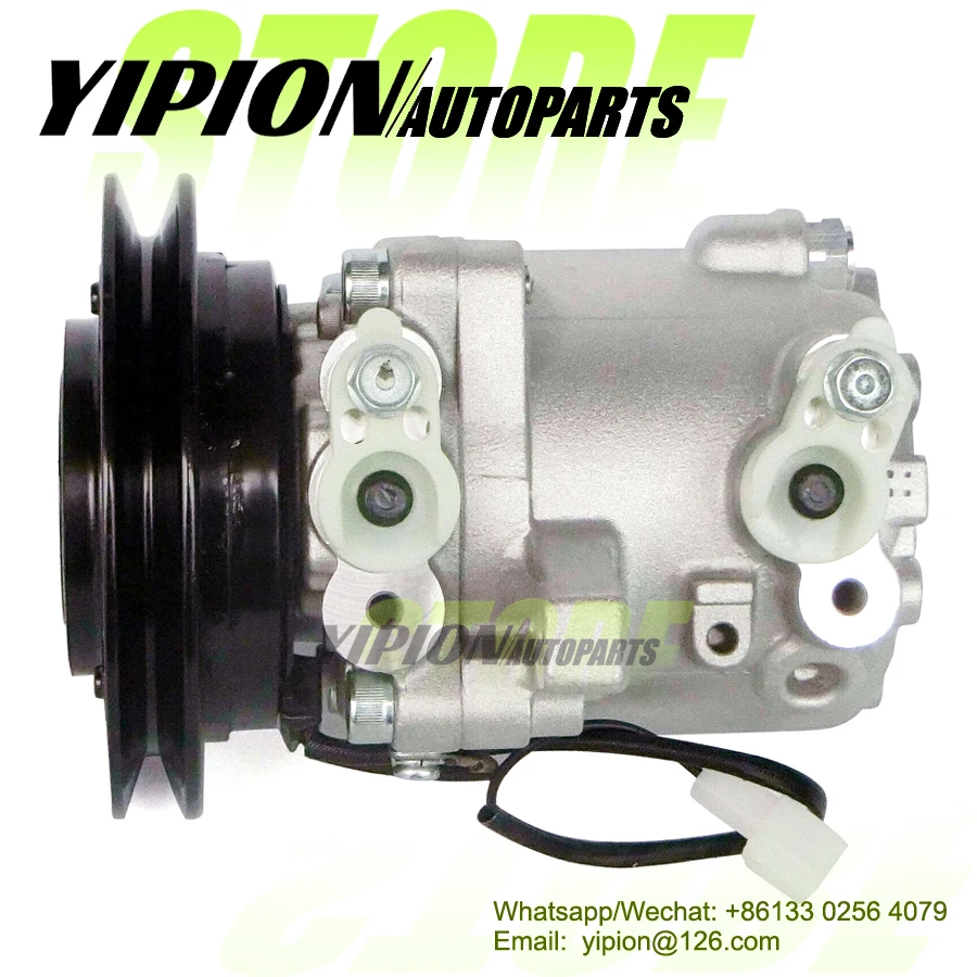 

SV07E CAR A/C Compressor For Kubota Tractors Replaces Single Goove 12 Volt 4472206771 4472605540 4472206750 4471806430