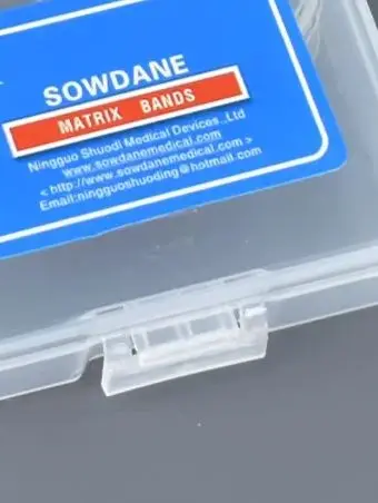 

Dental Twin Anterior Matrices Self Adhesive Transparent Sectional Matrix for Proximal Anterior Restorations Dentist Material
