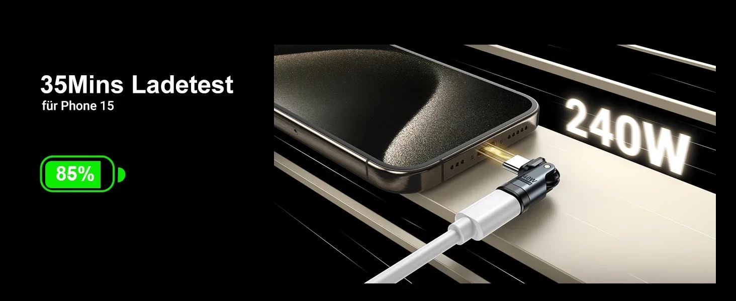 16-Pin USB C to Type C Magnetic OTG Adapter PD240W USB C Fast Charging Data Converter for iPhone 15 MacBook Pro Samsung Xiaomi