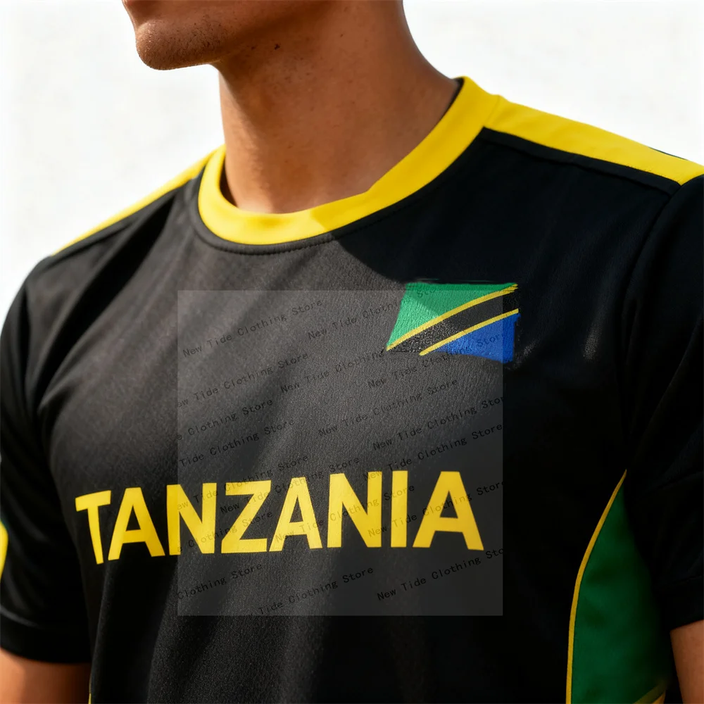 تي شيرت جيرسي لمحبي كرة القدم تنزانيا للرجال - ضروري للمعجبين، يجب اقتناؤه لعشاقهم، مثالي لليوم اللعبة والملابس الكاجوال 2 #3