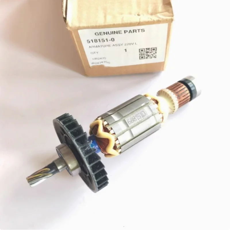 

Original Rotor 518151-0 for Makita HR2460 HR2470 Electric Hammer Motor Parts