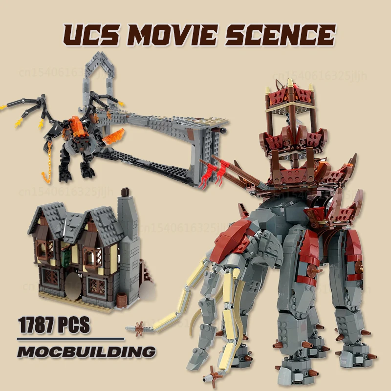 

Movie Scence UCS Oliphant MOC Collection Toys Building Blocks The Battle Technology Bricks DIY Assembly Model Xmas Gifts