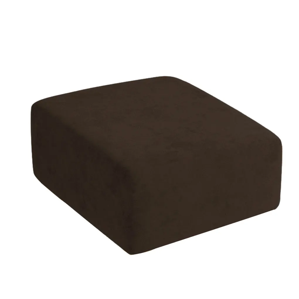 Polyester Enjoy Soft And Cozy Seating Skin-Friendly Stool Chair Cover Precision Woven Footrest Cover