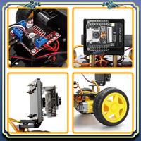 ABTJ-ESP32 Smart Robot Car Kit Parts Spare For Arduino IDE Programming Project Starter Great Fun STEM Robotic Kits