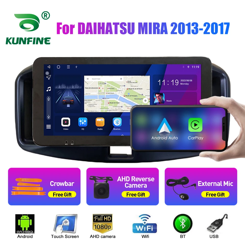 

Автомобильный радиоприемник 10,33 дюйма для DAIHATSU MIRA 2013-2017 2Din Android Восьмиядерный автомобильный стерео DVD GPS навигатор плеер QLED экран Carplay