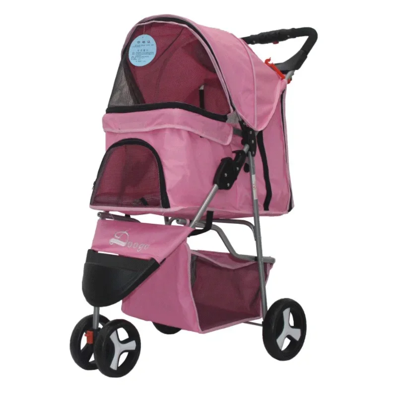 Luxury pet stroller travel 3 wheel and 4 wheel dog strollers small dogs pet stroller for dogs