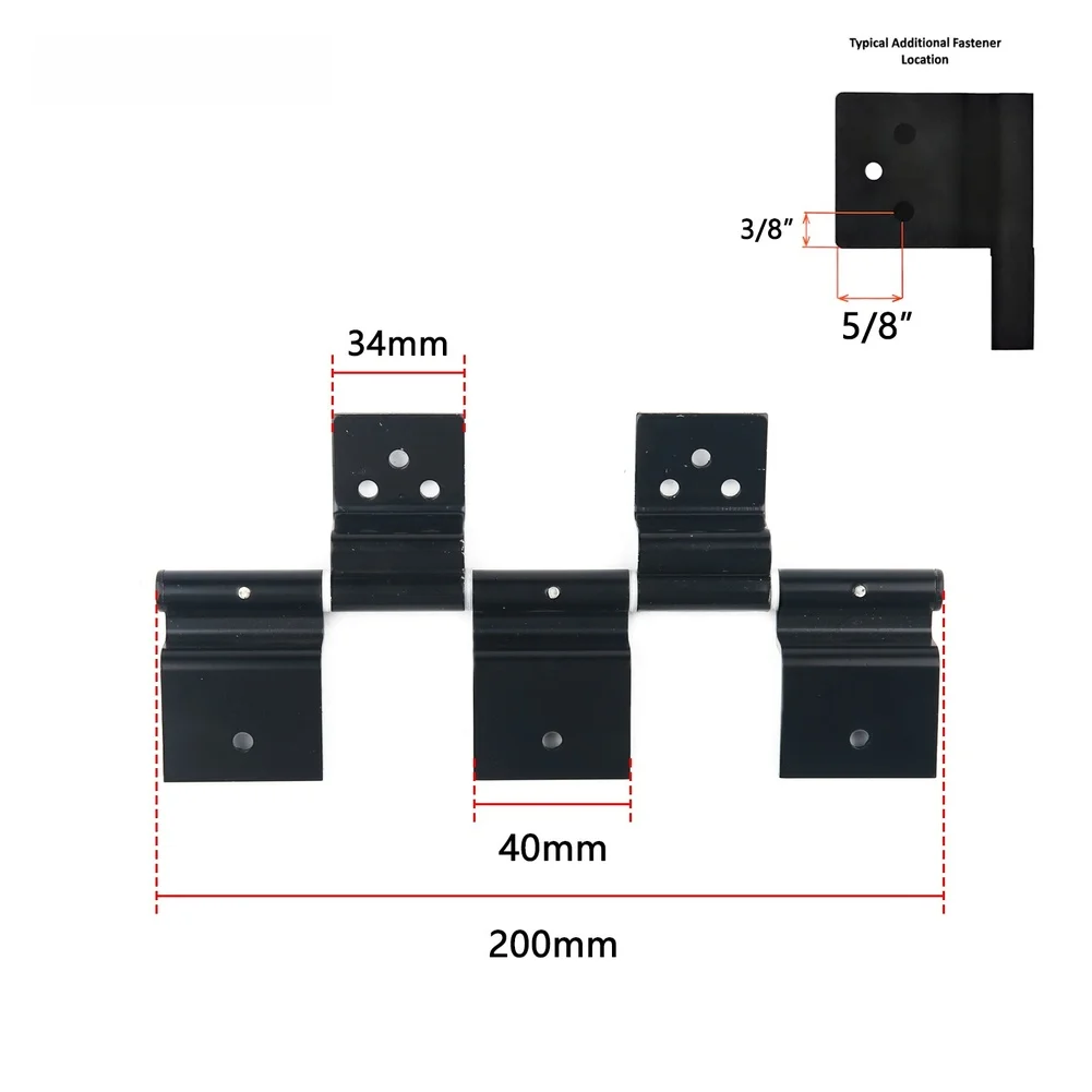 5th Wheel Door Hinge RV Entry Door Hinge RV Door Repair Aluminum Alloy Easy Installation Wide Fit For 5th Wheel