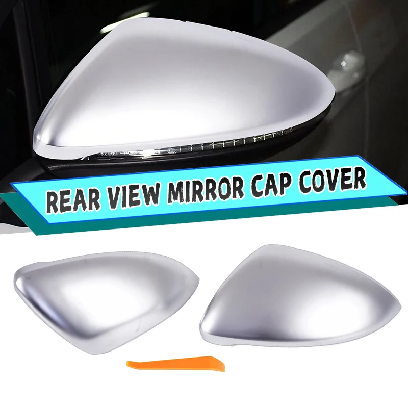 

Пара матовых серебристых накладок на зеркала заднего вида для VW Golf 7 MK7 7.5 GTI VII 2013-2017 2018 2019, замена, автомобильные аксессуары