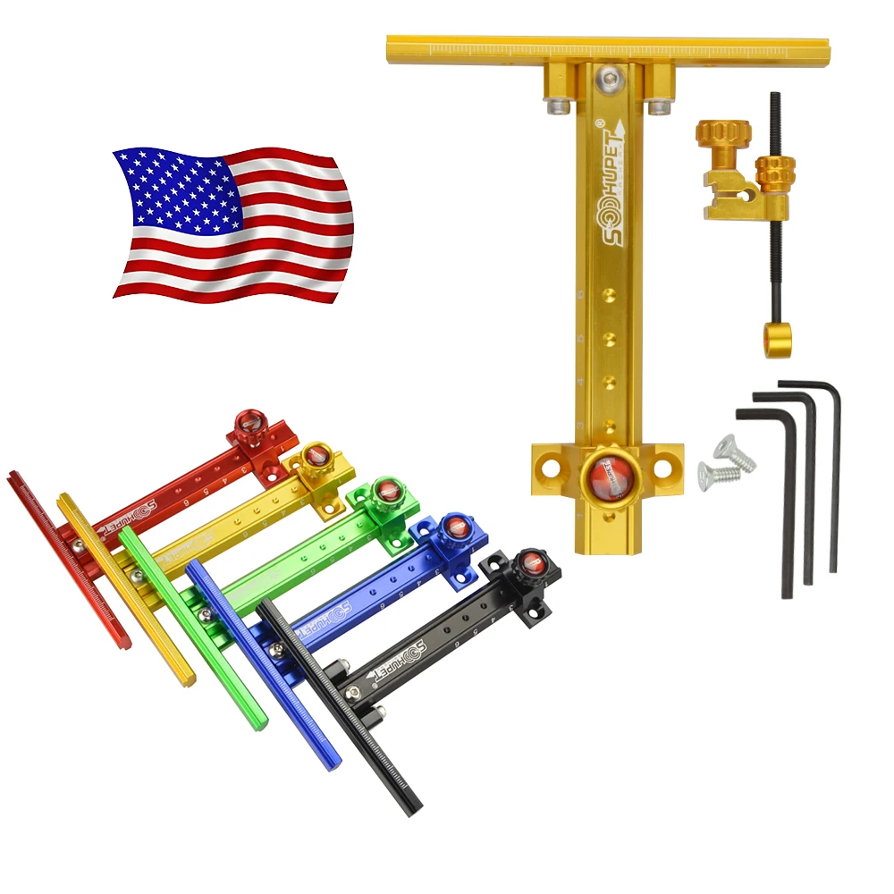 

Aluminum Alloy Recurve Bow Sight Color 6inch Right/Left Hand for Archery Target Hunting Shooting Aiming Tool Accessory