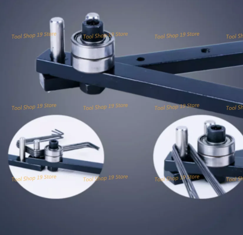 Máquina de Dobra Manual Benders de Barra de Aço Cesta Trançada Gancho de Âncora Aço de Ferro Barra de Cobre Suporte Leve Ferramentas de Dobra Manual Diy