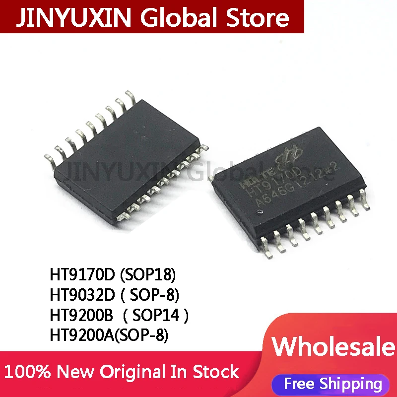 MXY 10pcs HT9170D SOP-18 HT9032D SOP-8 HT9200B  SOP14 HT9200A SOP-8 IC Chip