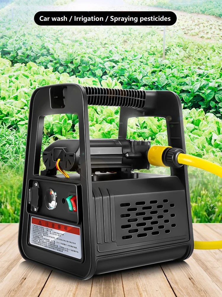 12V Outdoor Household Portable Vegetable Watering Pump Rechargeable Lithium Battery Small Agricultural Water Suction Sprayer