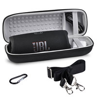 JBL Travel Carrying Case for JBL Charge 5 Charge 4 Speaker,Hard Shell Storage Bag&Hand strap&Shoulder strap& Carabiner