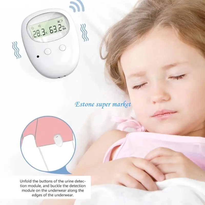 090B Nocturnal Enuresis Alarm Bedwetting Alarm for Kids Boys Girls Elderly Adults