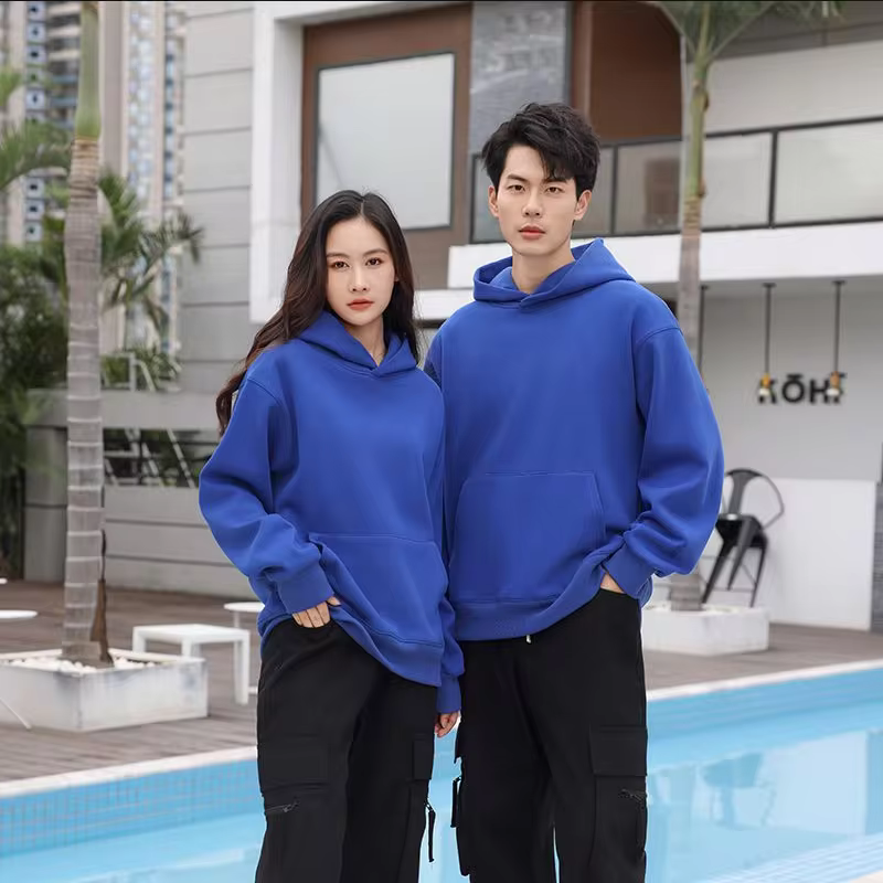 2025 neue Dicke 480gsm 100% Baumwolle Mit Kapuze Hoodies Für Männer Unisex Winter Übergroßen Lose Grundlegende Solide Sweatshirts Pullover mäntel