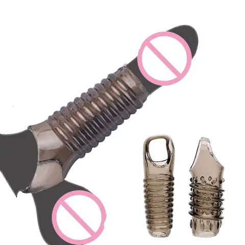 Peniss Rings For Men Delay Ejaculation Stronger Erection Cock sexx Toys Vibratorr Adult Supplies Couples Thread Extension Sleeve 18