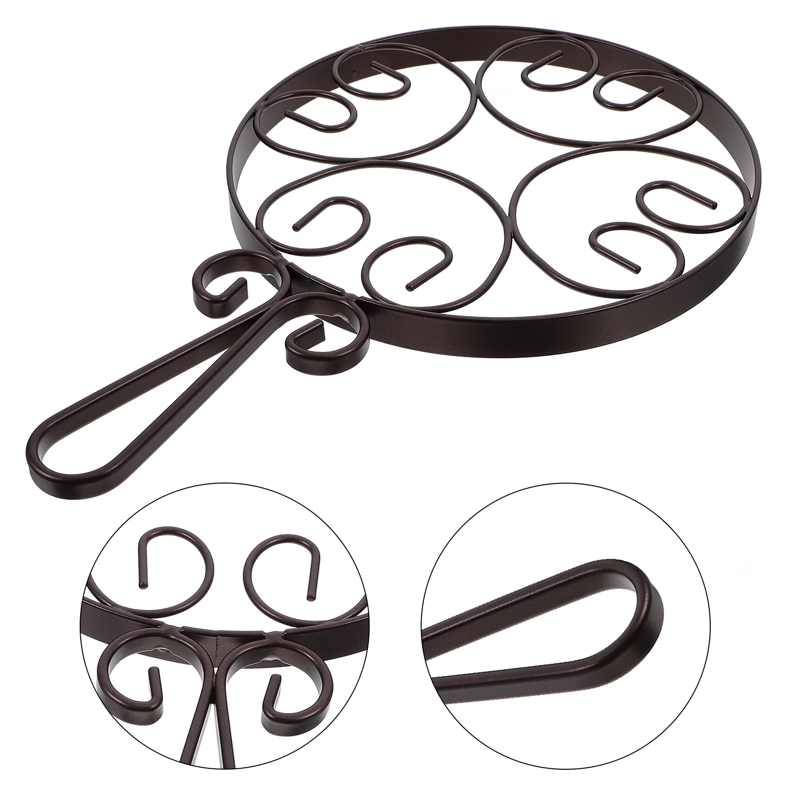 

Pot Storage Rack Place Mat Metal Coaster Modern Decorations For Table Settings Dining High Temperature Resistance