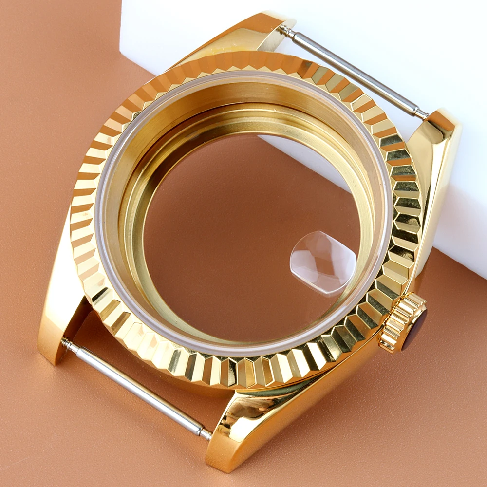 

36mm/39mm Watch Case NH35 Luxury Men's Watch Case 316L Stainless Steel For Datejust Seiko NH35 NH36 Movement Watch Accessories