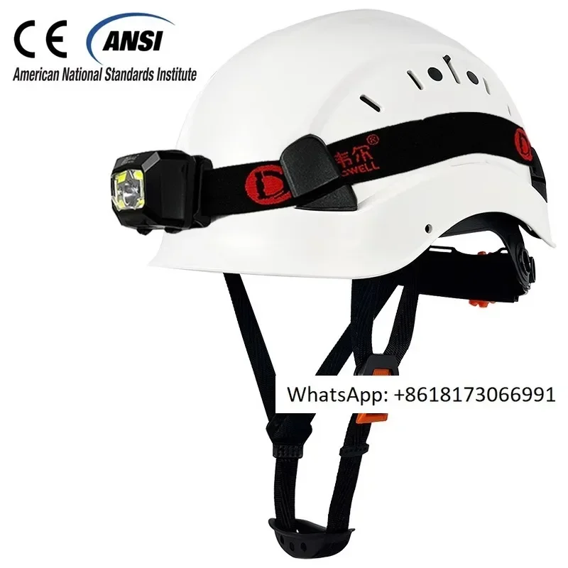 

Helmet anti smashing lighting, LED headlights, multifunctional head protection, construction project rescue