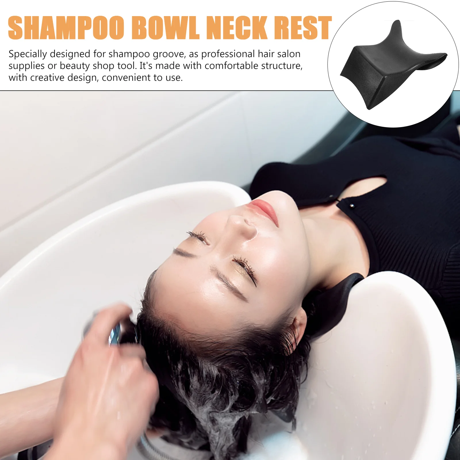 Shampoo Pillow Comfortable Bath Tub Reusable Salon Neck Rest Support Wash Basin No Abrasion Cushion Hair Bowl Pu Bed