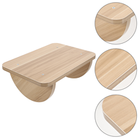 Desk Legs Adjustable Height Arc Foot Stool Home under Footrest for Massage Office