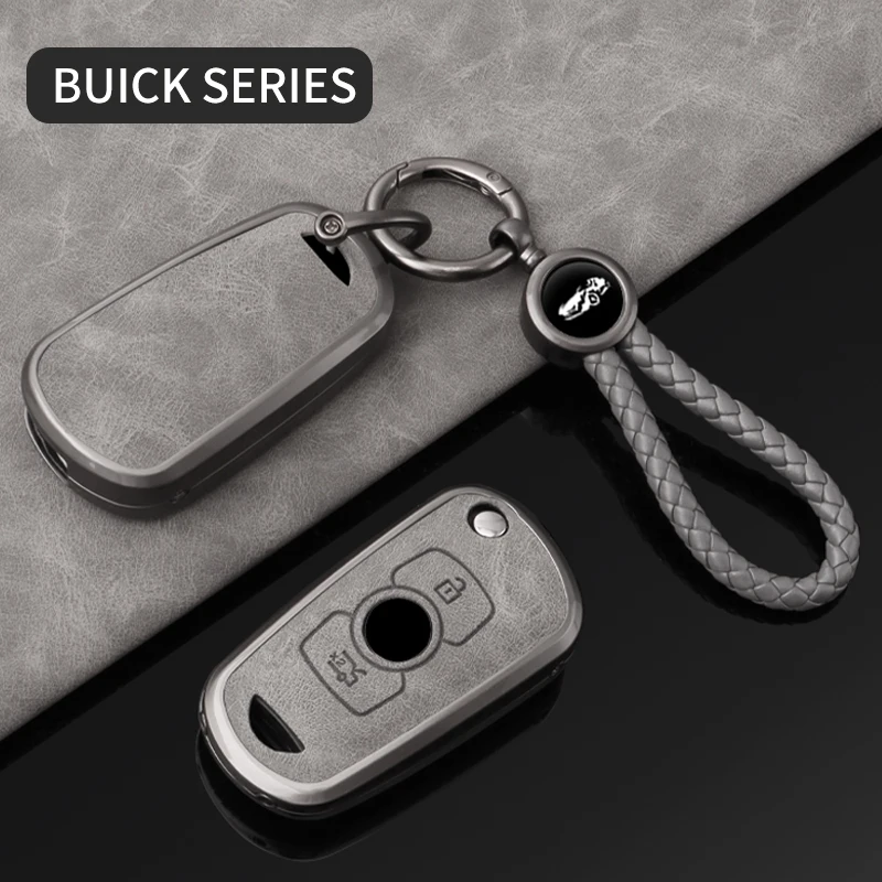 Car Flip Key Case Cover Shell Keychain For Buick VERANO ENCORE GX GL6 2018- 2020 For Opel Vauxhall Astra K Corsa E