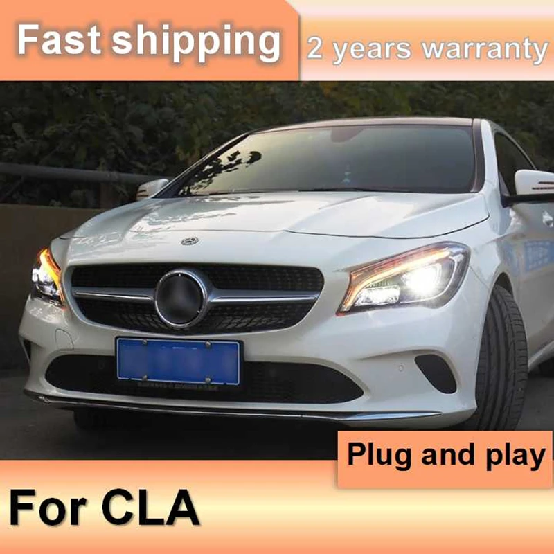 

Автомобильные аксессуары для Mercedes CLA200 Фара 2014-2020 Mercedes W117 Фара Benz CLA Фара DRL Поворотник дальнего света