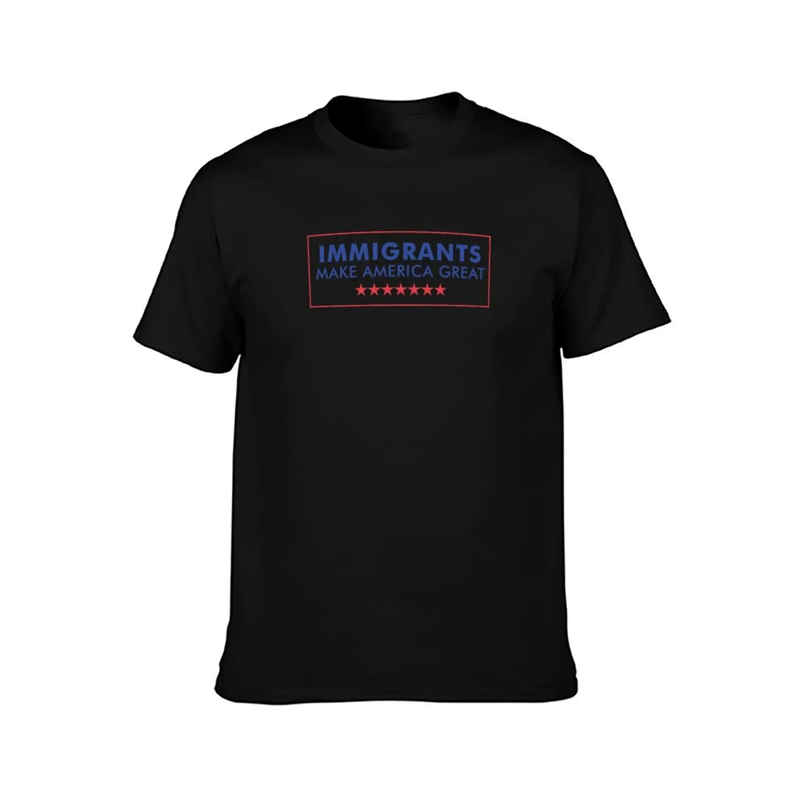 Immigrants Make America Great T-Shirt cotton t-shirt plain for man package T-Shirt